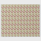 Christrosen-Anemonen-Blumen Geschenkpapier (Flach)