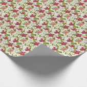 Christrosen-Anemonen-Blumen Geschenkpapier (Ecke)