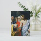 Christ's Charge an Peter von Peter Paul Rubens Postkarte (Stehend Vorderseite)
