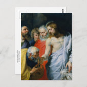 Christ's Charge an Peter von Peter Paul Rubens Postkarte (Vorne/Hinten)