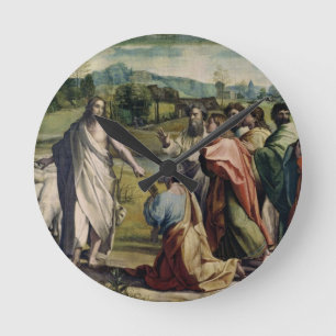 Christ's Charge to St. Peter (cartoon for the Sist Runde Wanduhr