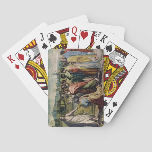 Christ's Charge to St. Peter (cartoon for the Sist Spielkarten (Rückseite)