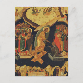 Christ's Descent into Hades Resurrection of Jesus  Postkarte