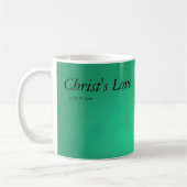 Christ's Love Mug Kaffeetasse (Links)