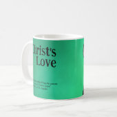 Christ's Love Mug Kaffeetasse (Vorderseite Links)