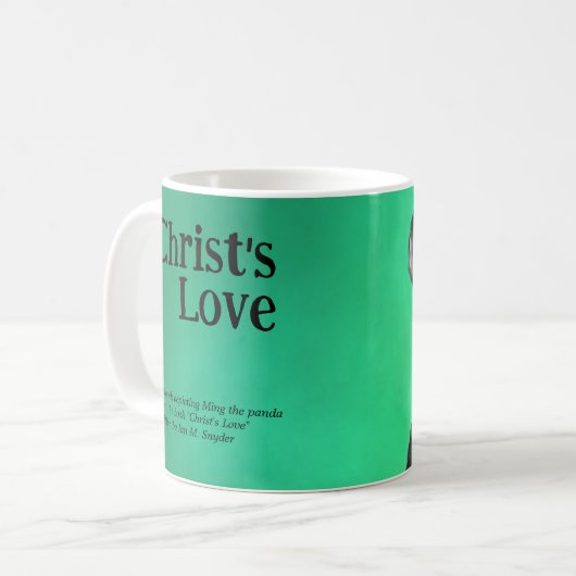 Christ's Love Mug Kaffeetasse (Vorderseite Links)