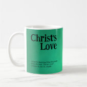 Christ's Love Mug Kaffeetasse (Links)