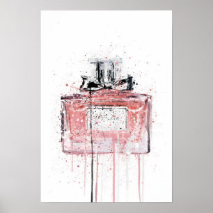 Christstagsgeschenk-Duftflasche 'Candy Floss' Poster