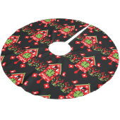 Christstollen Weihnachtsstollen Stollen Xmas Schür Polyester Weihnachtsbaumdecke (Schrägansicht)
