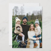 Christtagskarte Feiertagskarte (Vorderseite)