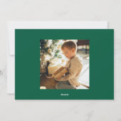 Christtagskarte Feiertagskarte (Rückseite)