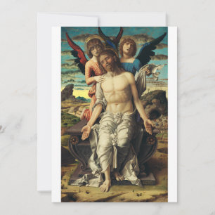 Christus als Erlöser von Andrea Mantegna Dankeskarte