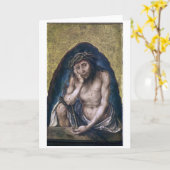 Christus als Mann der Trauern | Albrecht Dü rer | Karte (Gelbe Blume)
