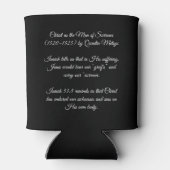 Christus als Mann der Trauern Dosenkühler (Rückseite)