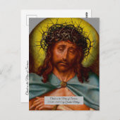 Christus als Mann der Trauern Postkarte (Vorne/Hinten)