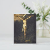 Christus am Kreuz, 1672 Postkarte (Stehend Vorderseite)