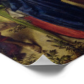 Christus am Kreuz, die Heilige Frau Poster (Ecke)