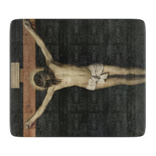 Christus am Kreuz (Glaube) (Velazquez) gekreuzigt Schneidebrett