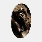 Christus am Kreuz. Keramikornament (Rechts)