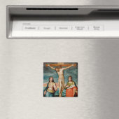 Christus am Kreuz mit Heiligen Magnet (In Situ (Geschirrspüler))