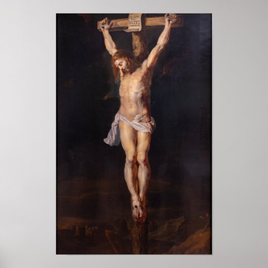Christus am Kreuz Poster (Vorne)