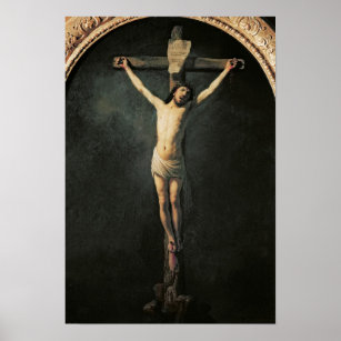 Christus am Kreuz Poster