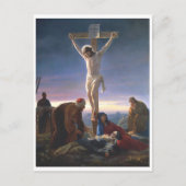 Christus am Kreuz, religiös Postkarte (Vorderseite)