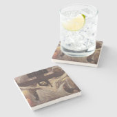 Christus am Kreuz Steinuntersetzer (Seitenansicht)