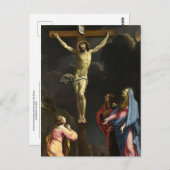 Christus am Kreuz von Eustache Le Suer Postkarte (Vorne/Hinten)