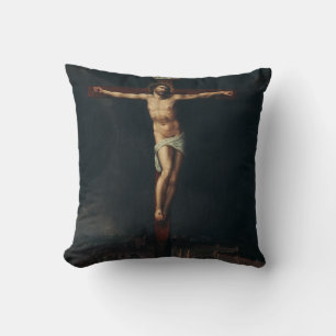 Christus am Kreuz von Gillis Mostaer Kissen