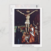 Christus am Kreuz von Mathis Grunewald Gothart Postkarte (Vorne/Hinten)