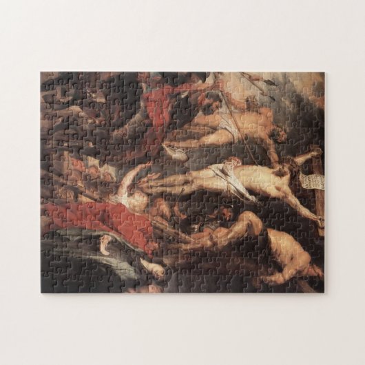 Christus am Kreuz von Peter Paul Rubens Puzzle (Horizontal)