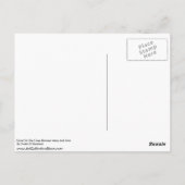 Christus am Kreuz zwischen Mary und John Postkarte (Rückseite)