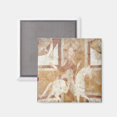 Christus am Weißen Pferd Magnet (Vorderseite/Rückseite)