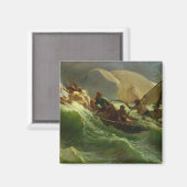 Christus Asleep in seinem Boot Magnet (Vorderseite/Rückseite)