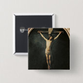 Christus auf dem Kreuz Button (Vorne & Hinten)