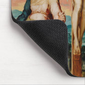 Christus auf dem Kreuz mit Heiligen Mousepad (Ecke)