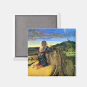 Christus auf dem Obelisk von Bellini Magnet (Vorderseite/Rückseite)