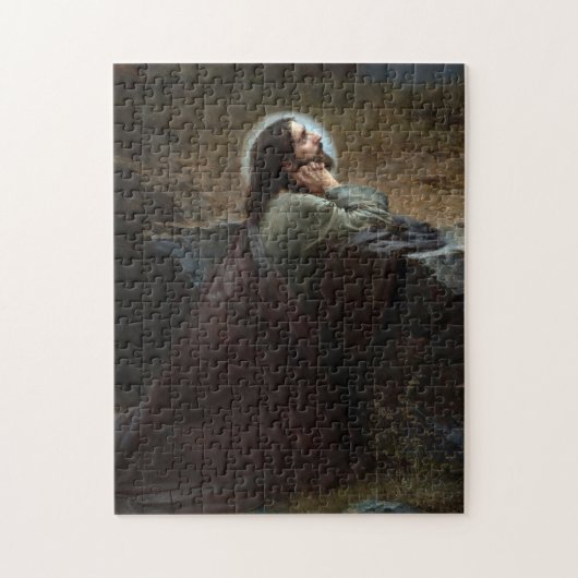 Christus auf dem Olive-Berg, du wirst von Liska ge Puzzle (Vertikal)