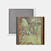 Christus auf dem Weg zur Kalvaria Magnet (Vorderseite/Rückseite)