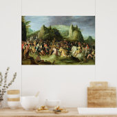 Christus auf dem Weg zur Kalvaria Poster (Küche)