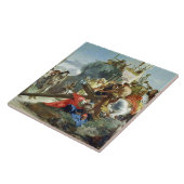 Christus auf der Straße zu Kalvarienberg, 1749 (Öl Fliese (Seite)