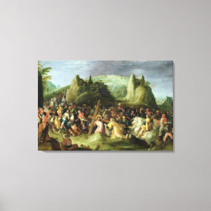 Christus auf der Straße zum Kalvarienberg Leinwanddruck
