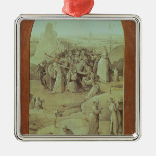 Christus auf der Straße zum Kalvarienberg Silbernes Ornament