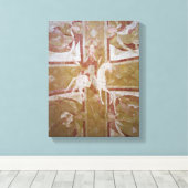 Christus auf einem weißen Pferd Leinwanddruck (Insitu (Holzboden))