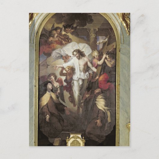Christus auferstanden postkarte (Vorderseite)