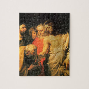 Christus' Auftrag an Petrus von Sir Peter Paul Rub Puzzle