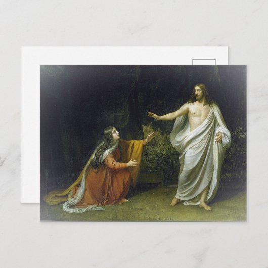 Christus Auftritt von Iwanow an Mary Magdalene Postkarte (Vorne/Hinten)