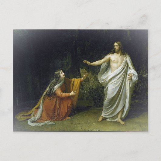 Christus Auftritt von Iwanow an Mary Magdalene Postkarte (Vorderseite)
