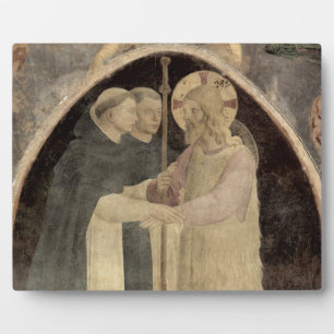 Christus begrüßt zwei dominikanische Friars (fresc Fotoplatte
